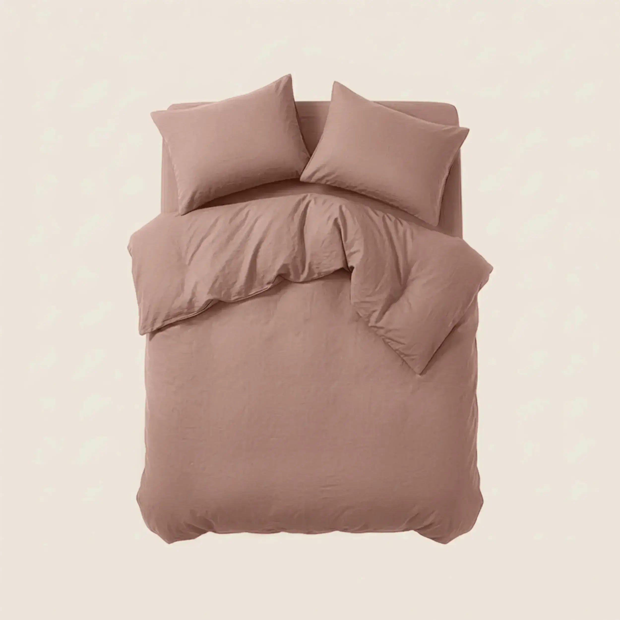 Sateen Bedding Set - Clayblush Pink